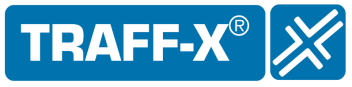 TRAFF X Logo blau
